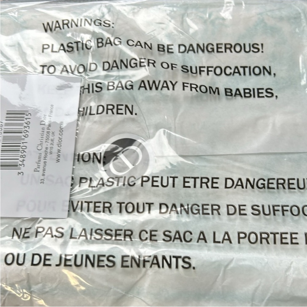 Christian Dior Dioriviera Linen Cotton Blend Tote Turquoise 2024 NEW Authentic - Picture 6 of 6